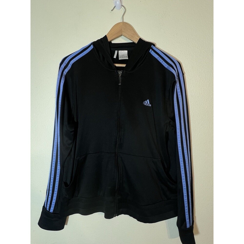 adidas Women's Full Zip Hooded Track Jacket - Size XL